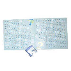 Commodore Amiga Art Software Disk 1989 Kyocera Gallery I&II with Graphics Chart